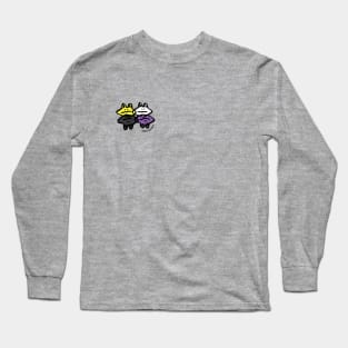 Nope-binary frogs Long Sleeve T-Shirt